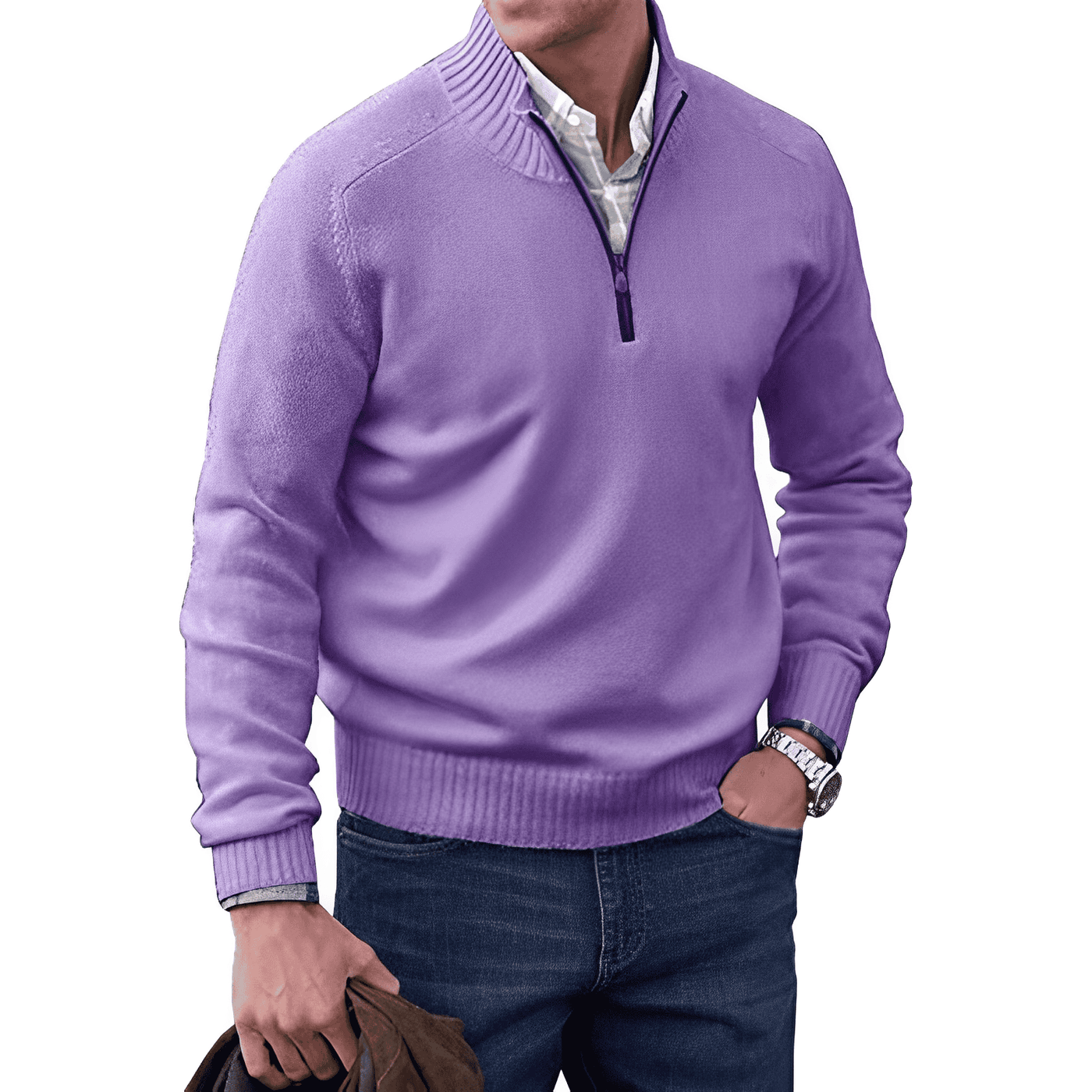 Jason® - Pullover mit Reißverschluss