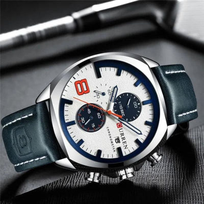 Wasserdichte Chronographen-Sportuhr | mit Militär-Design