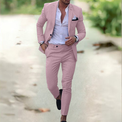 Agosto™ | Abito elegante da uomo (giacca + pantaloni)