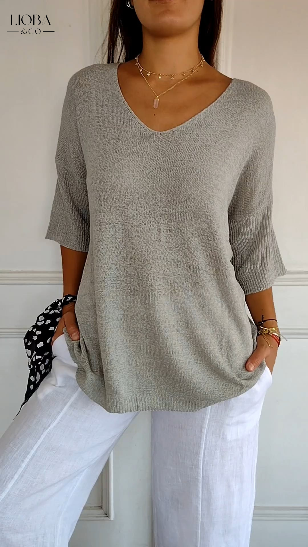 MAIA™ | LANGÄRMLIGES BAUMWOLL-SHIRT