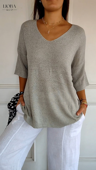 MAIA™ | LANGÄRMLIGES BAUMWOLL-SHIRT