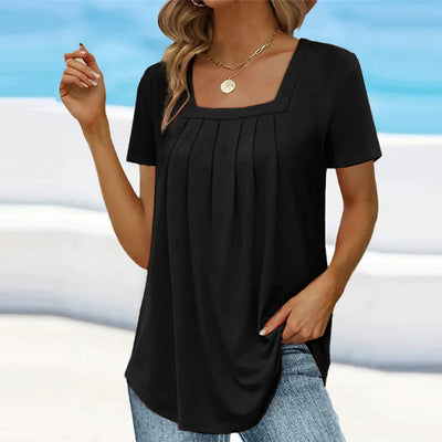 Livia™ - Elegante Plisseebluse