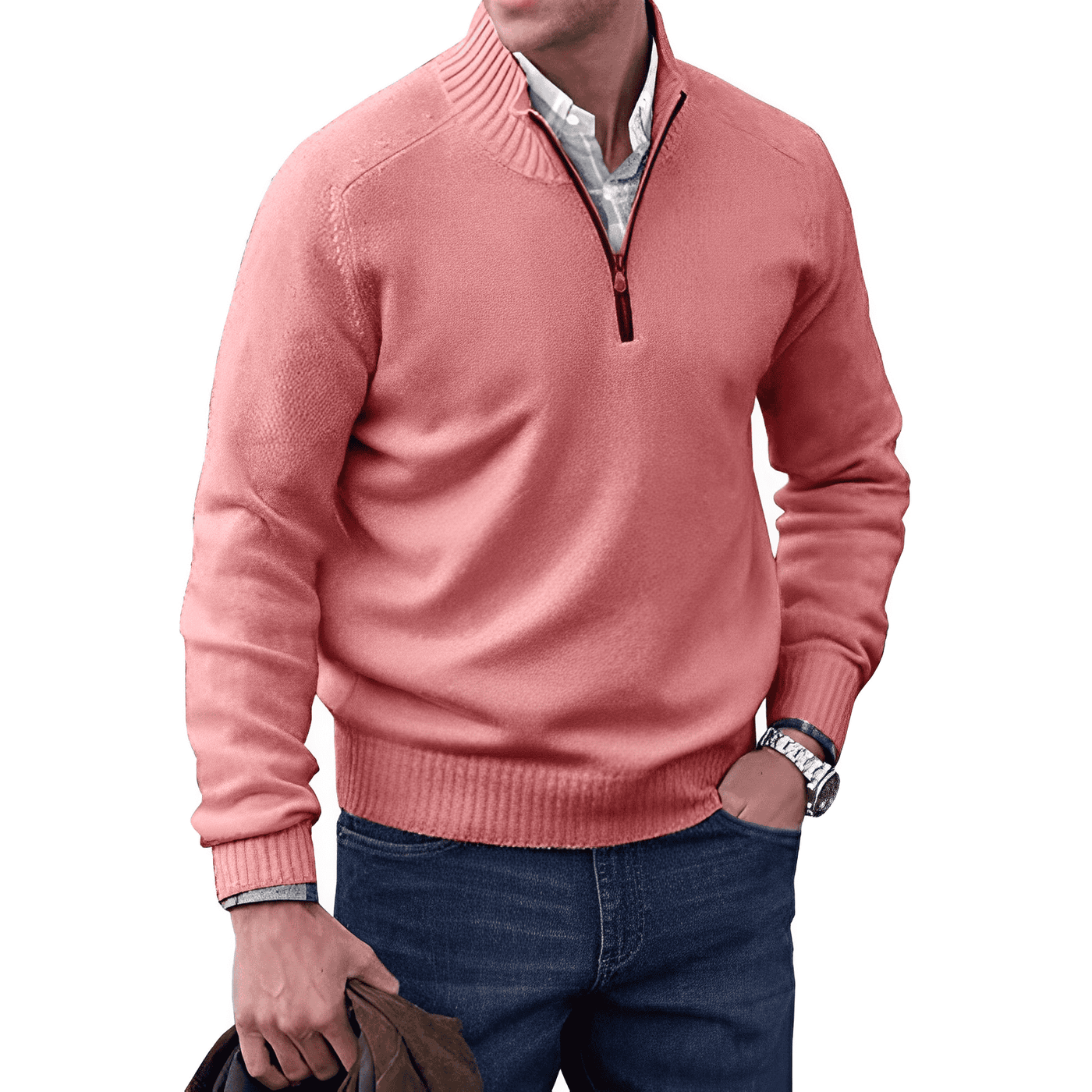 Jason® - Pullover mit Reißverschluss