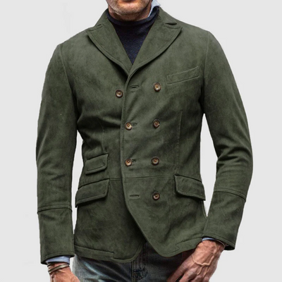 Tibor® - Giacca casual da uomo in velluto a coste 