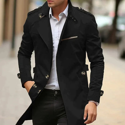 Giovanni™ | Trench-coat de printemps élégant pour hommes