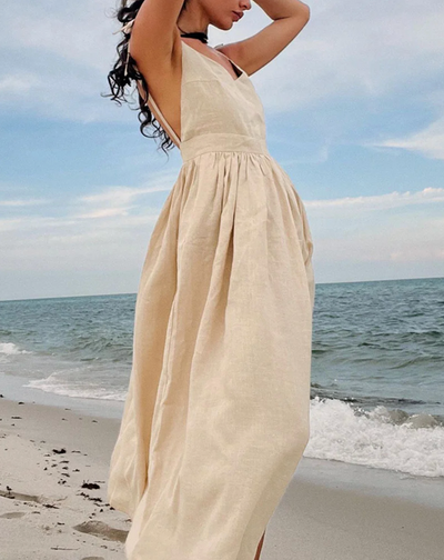 Cream Dream™ - Lockeres Kleid