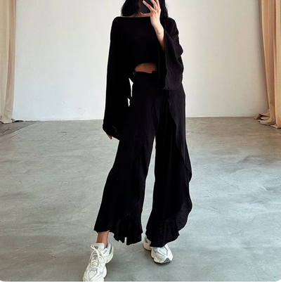 Casual Kim: set combinato di camicia e pantaloni 