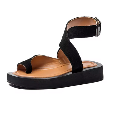 Mossaik - Leder Sandalen