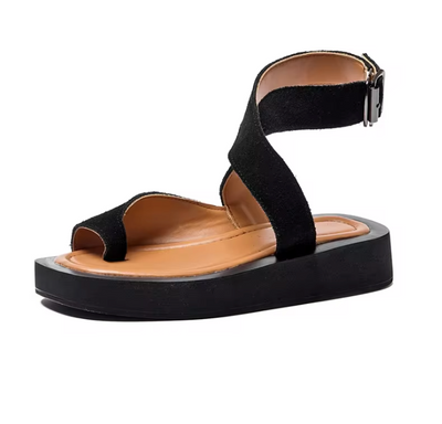 Mossaik - Leder Sandalen