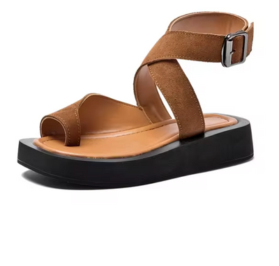 Mossaik - Leder Sandalen