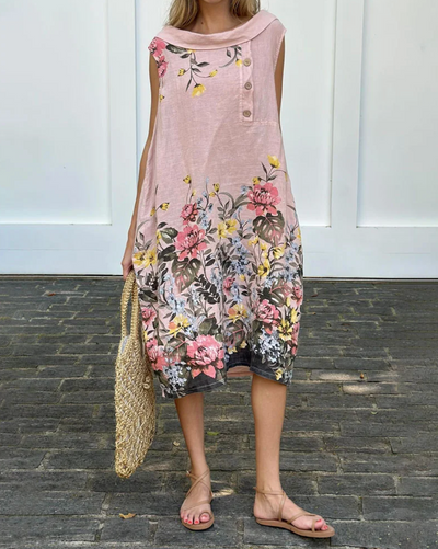 Flower Linen - Kleid
