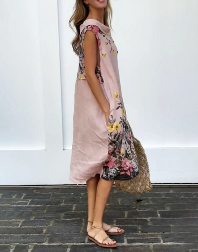Flower Linen - Kleid
