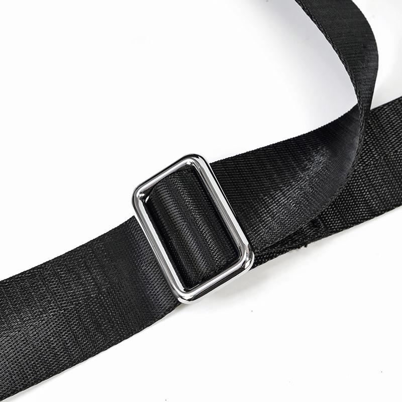 CHARLEROI | Schwarze Reisetasche aus Leder
