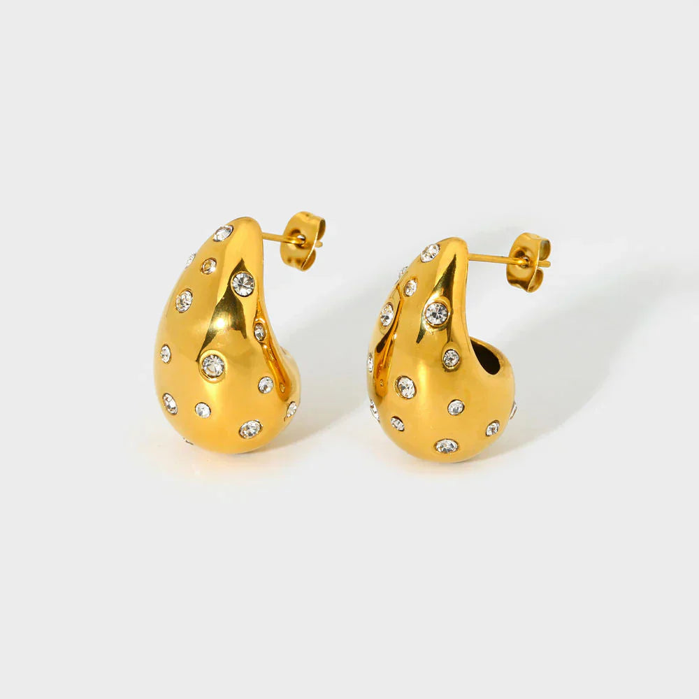 Orecchini Waterdrop - Oro/Diamante
