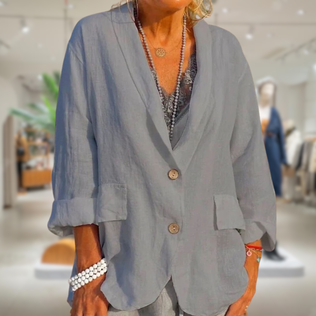 Berta | Cappotto estivo in lino