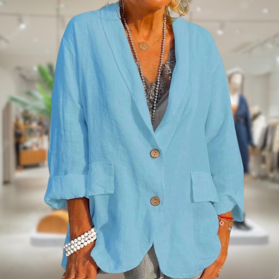 Berta | Cappotto estivo in lino