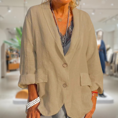 Berta | Cappotto estivo in lino