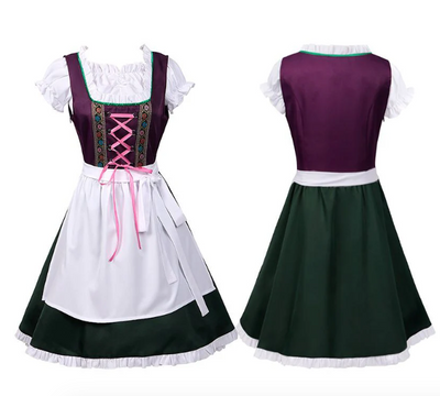 Elegantes Damen-Dirndlkleid mit Korsettschnürung und hübschen Details für festliche Anlässe
