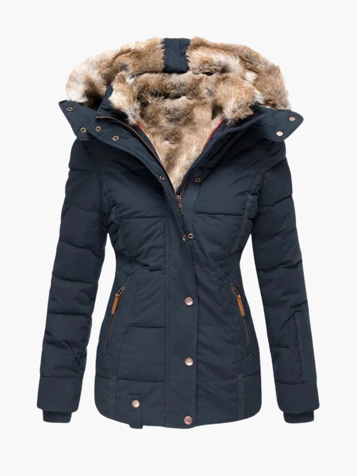 Hella | Pelzgefütterte Winterjacke (vegan)