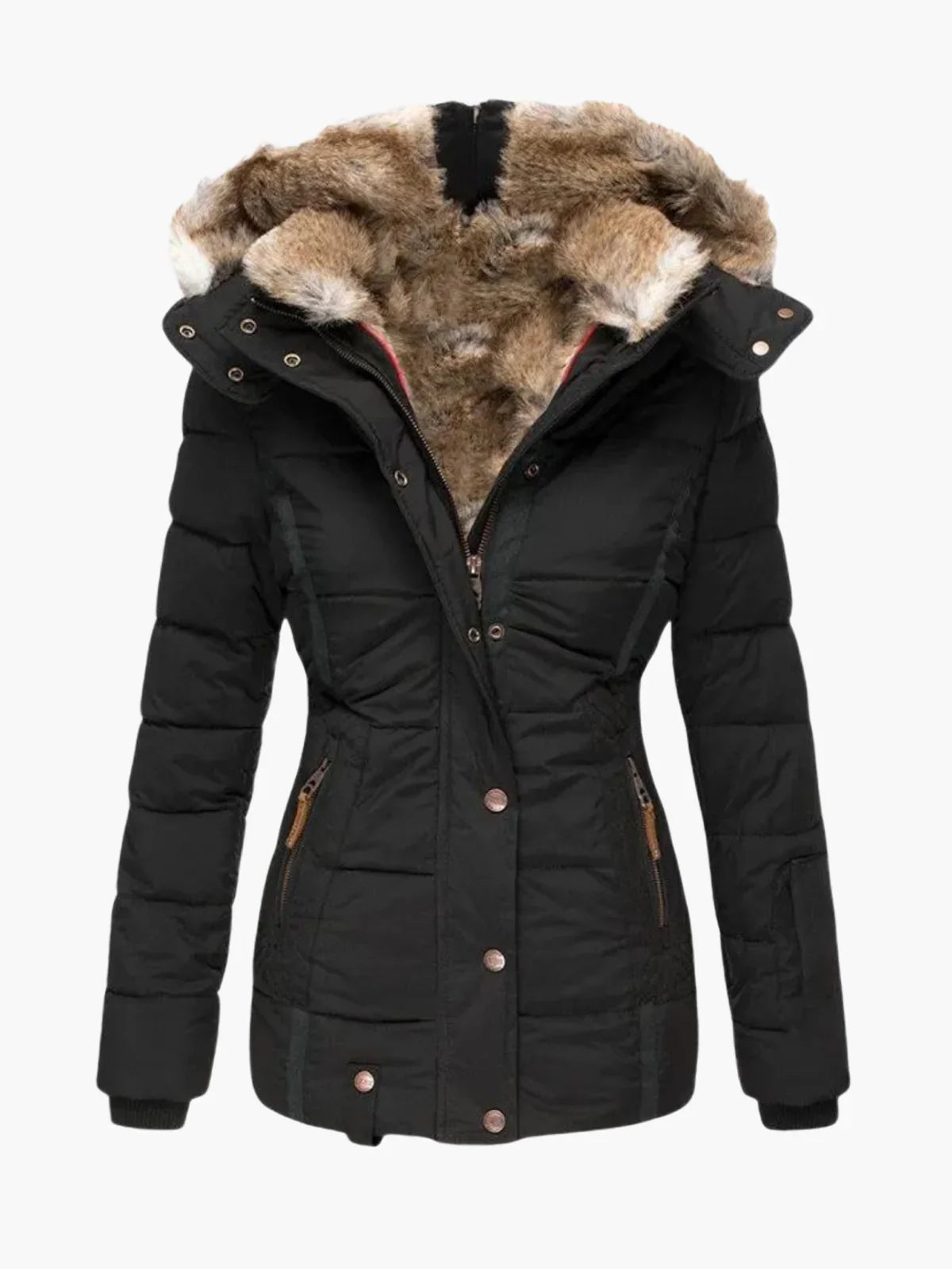 Hella | Pelzgefütterte Winterjacke (vegan)
