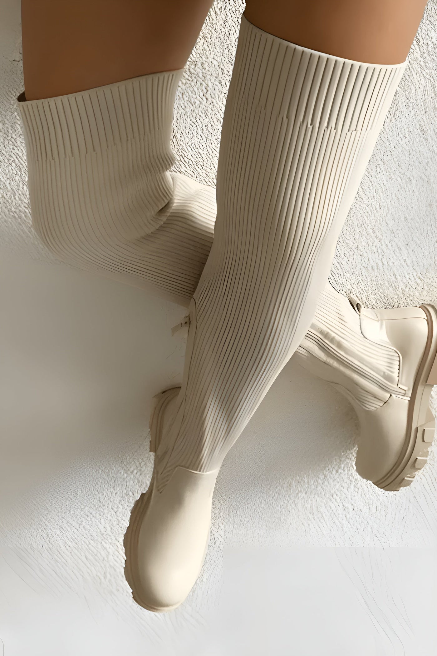 Maddie | High Stretch-Stiefel Hohe Sohle