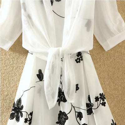 Lea - 2-Teilig: Top + Blumenkleider
