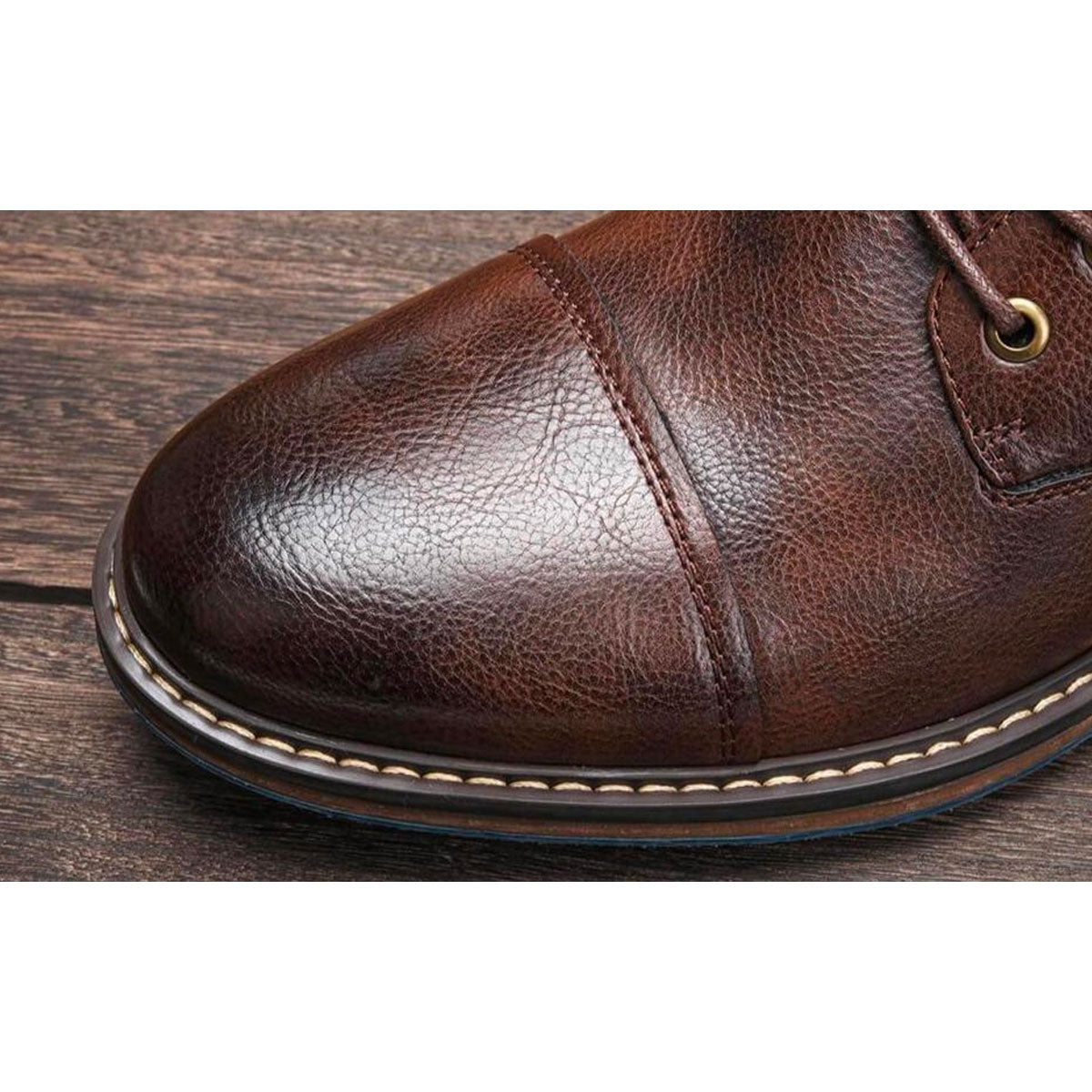 Abel | Handgefertigte Premium Leder Oxford Stiefel