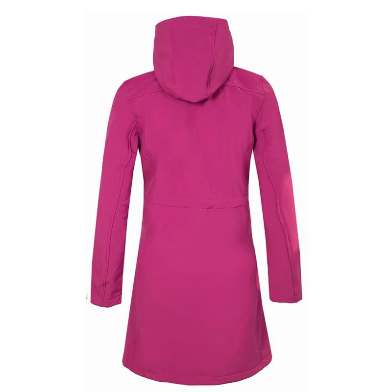Helena - Lange wasserdichte Wanderjacke
