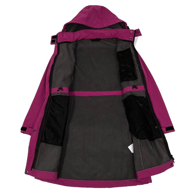 Helena - Lange wasserdichte Wanderjacke