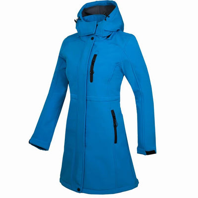 Helena - Lange wasserdichte Wanderjacke