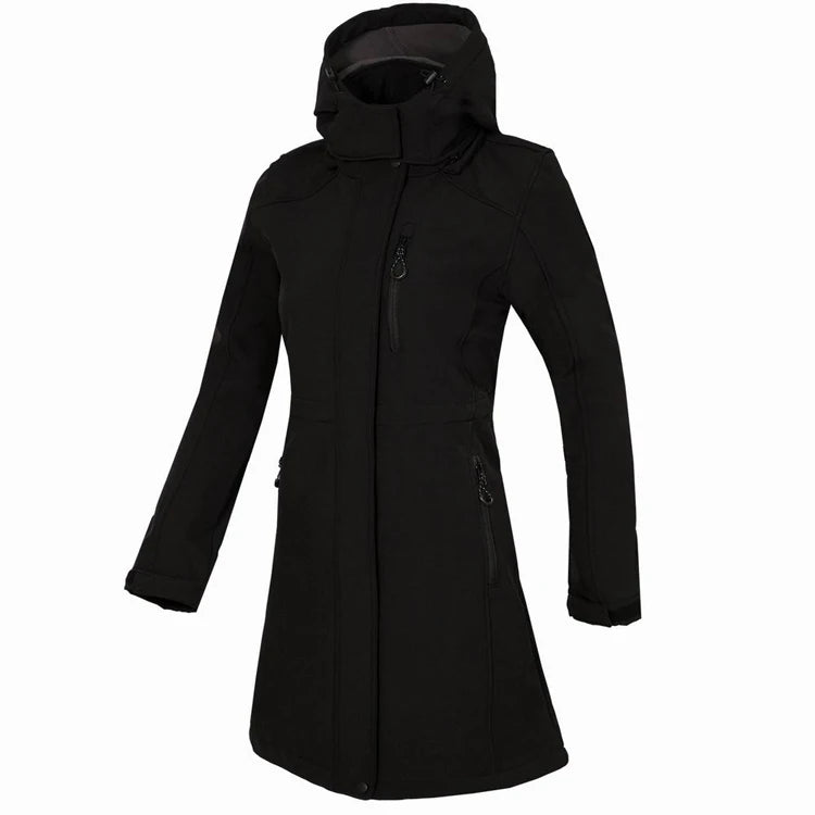 Helena - Lange wasserdichte Wanderjacke