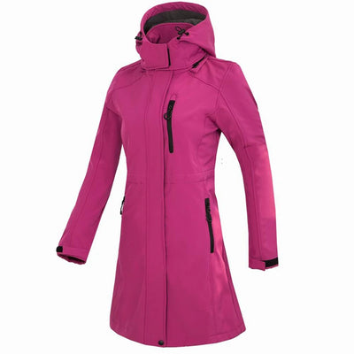 Helena - Lange wasserdichte Wanderjacke