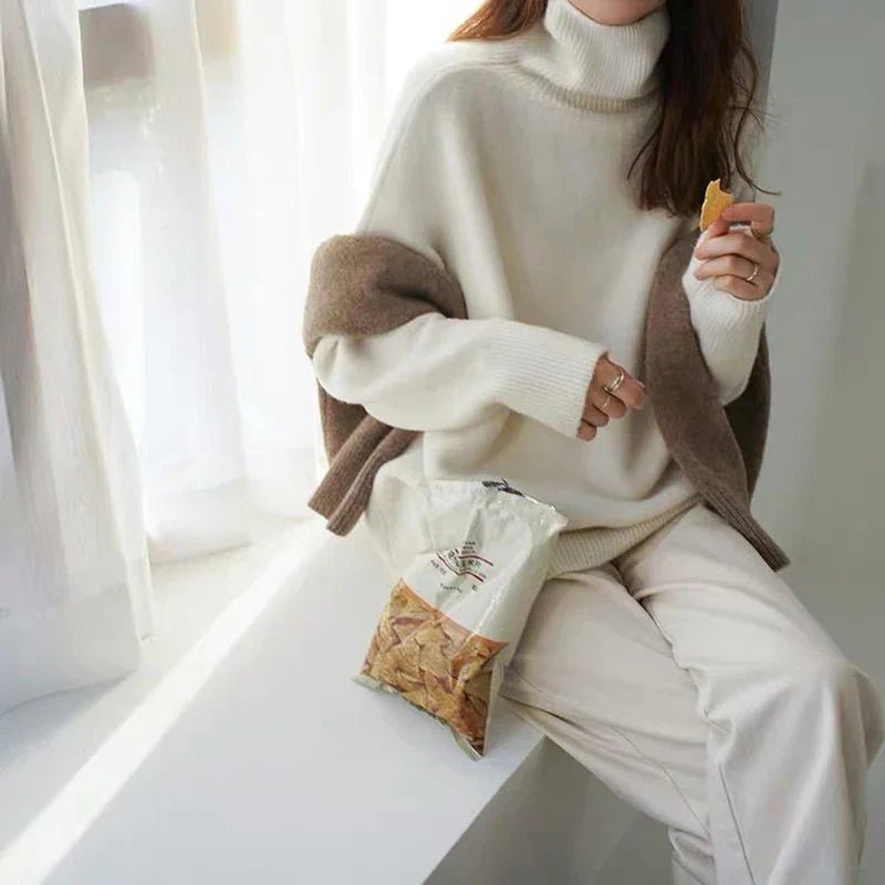 Zia - Lockerer Rollkragenpullover