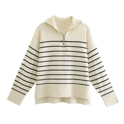 Cindy™ | Maglione con cerniera senza tempo