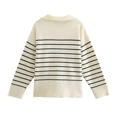 Cindy™ | Maglione con cerniera senza tempo