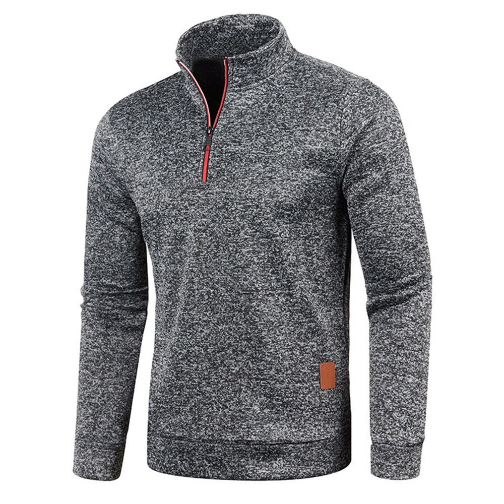 Bjorn | Comodo maglione da uomo con mezza zip