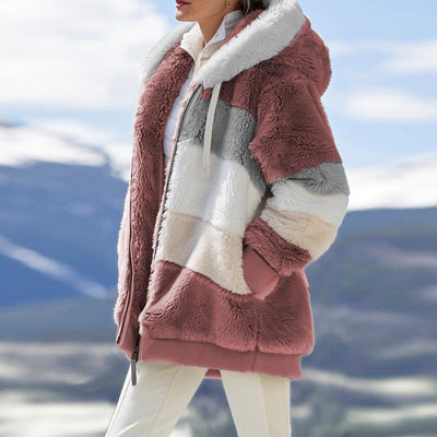 Esmay® - Warmer Wintermantel mit Wollfutter