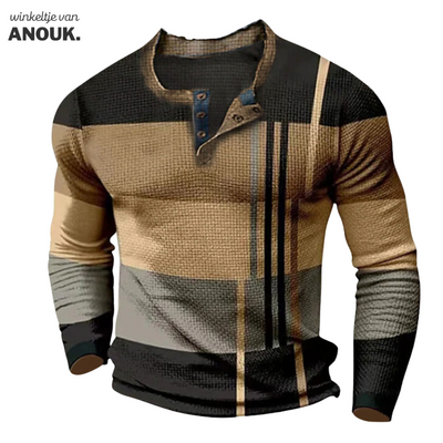 Aaron® - Maglione da uomo caldo ed elegante 