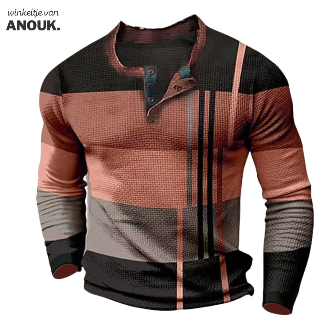 Aaron® - Maglione da uomo caldo ed elegante 