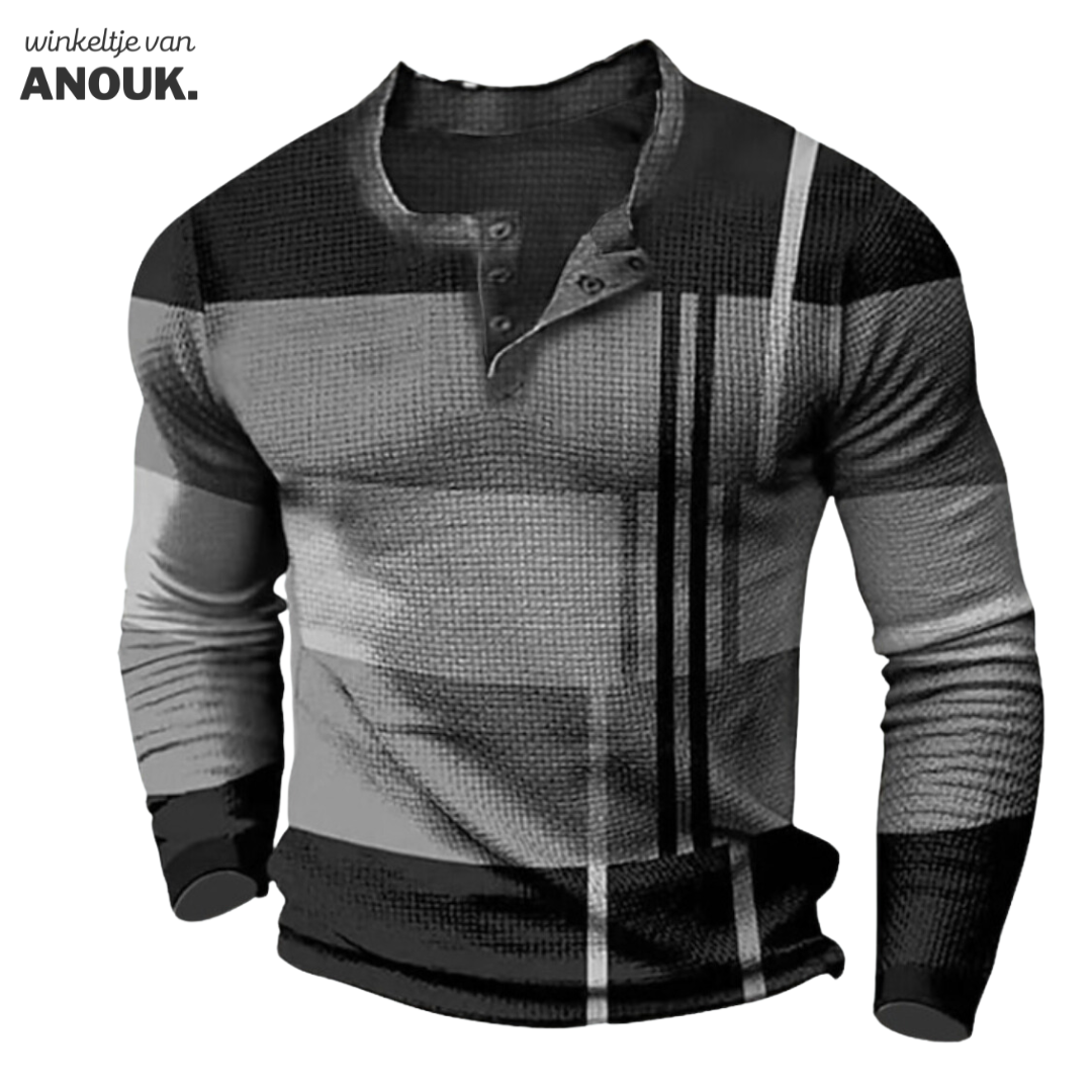 Aaron® - Maglione da uomo caldo ed elegante 