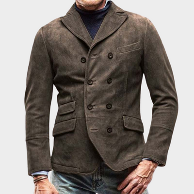 Tibor® - Giacca casual da uomo in velluto a coste 