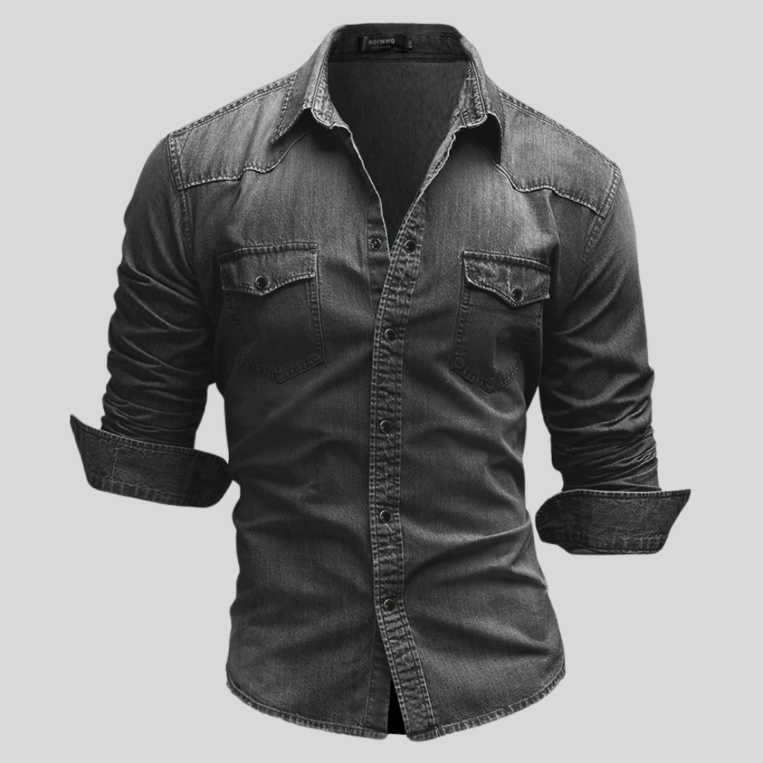 Leroy® - Lässiges Herrenhemd aus Denim
