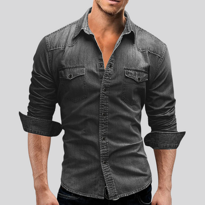Leroy® - Lässiges Herrenhemd aus Denim