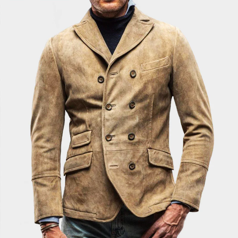 Tibor® - Giacca casual da uomo in velluto a coste 