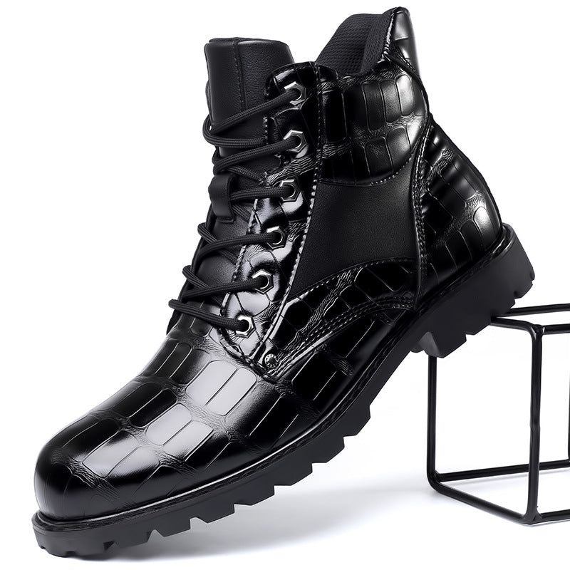 Jaecob | Krokodil-Lederstiefel