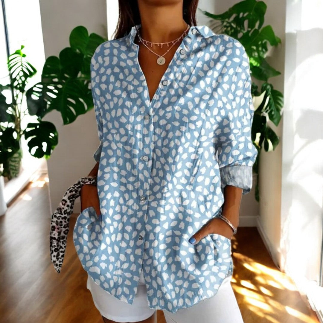 Talia™ - Vintage-Bluse mit Blumendruck