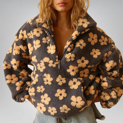 Daisy | Blumen Strickjacke