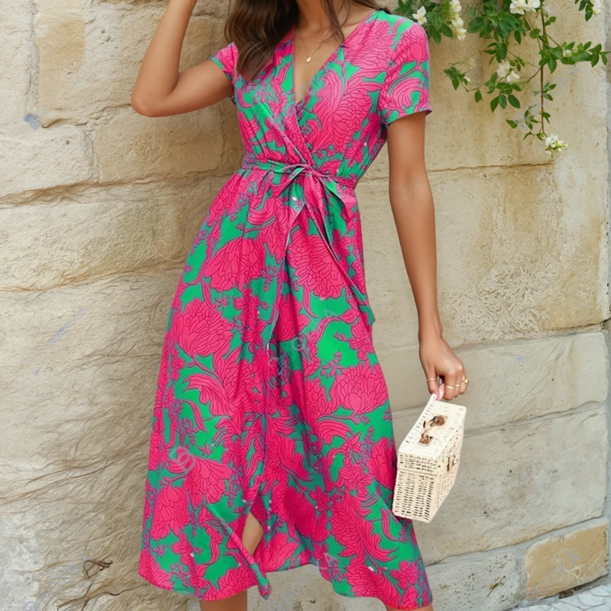 Florence | Leichte und Elegante Farbige Kleid