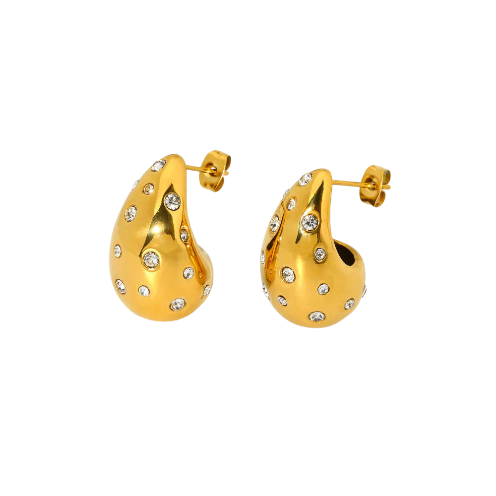 Orecchini Waterdrop - Oro/Diamante