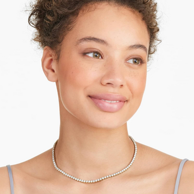 Collier Tennis Classique Abby - Or